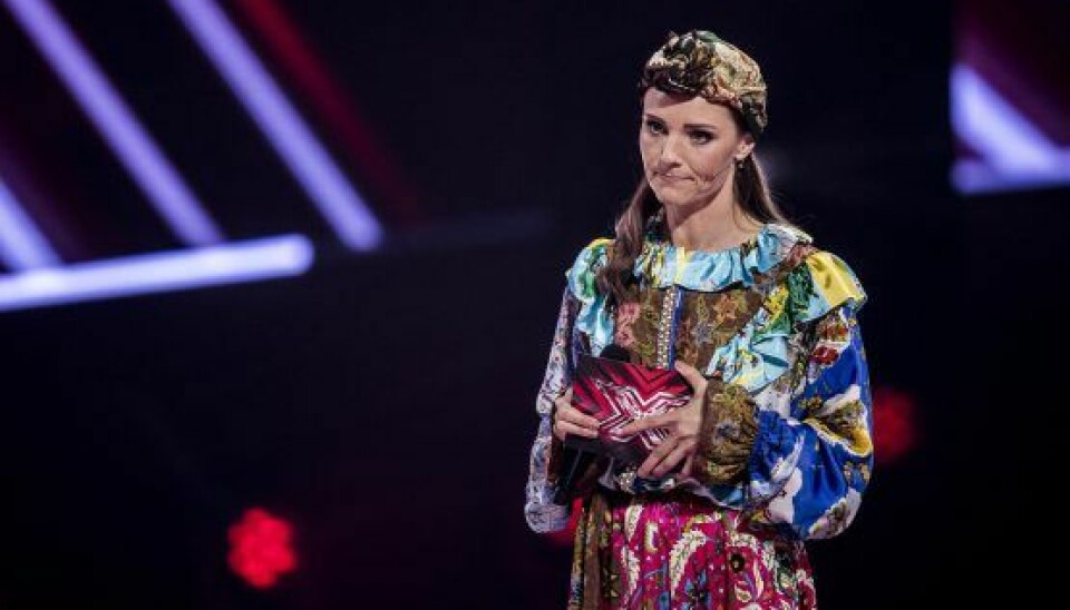 Lise Rønne til 'X Factor'-finalen (Foto: Lasse Lagoni)