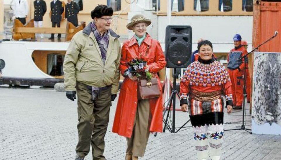 I 2011 besøgte dronningen Grønland med prins Henrik, der elskede Grønland lige så meget som hun (Foto: Klaus Bo Christensen)