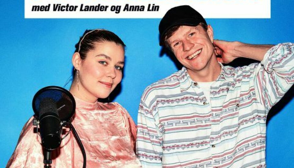 Sammen med skuespiller Viktor Lander hjælper Anna Lin børn med at lette deres hjerter. Cover: Klaus Rudbæk (Foto: Story House Egmont)