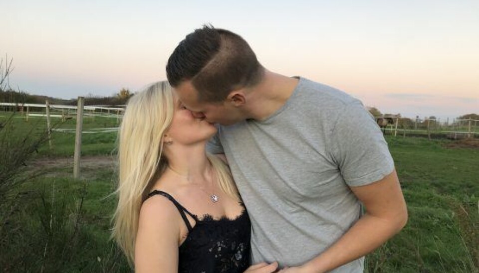 Michael Sommer fra 'Gift ved første blik' og 'Ex on the beach' med kæresten Maria (Foto: Realityportalen)