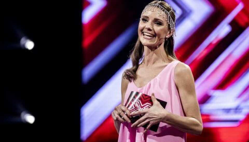 Lise Rønne til 'X Factor'-finalen (Foto: Lasse Lagoni)