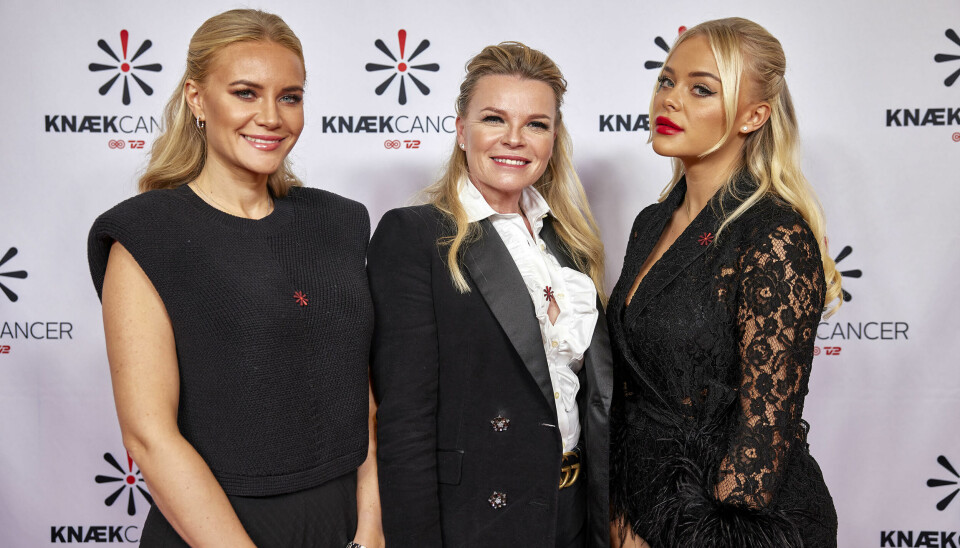 Thalia, Katerina og Elvira Pitzner til 'Knæk Cancer 2021'. (Foto: Bo Nymann)