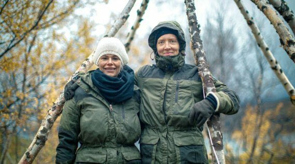 Veninderne Katja og Katrine i 'Alene i vildmarken' (Foto: United) Veninderne Katja og Katrine i 'Alene i vildmarken' (Foto: United)