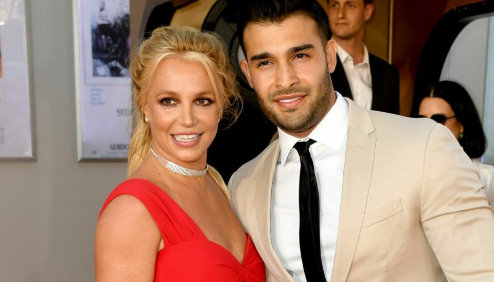 Britney Spears og manden Sam Asghari. (Foto: Kevin Winter/Getty Images)