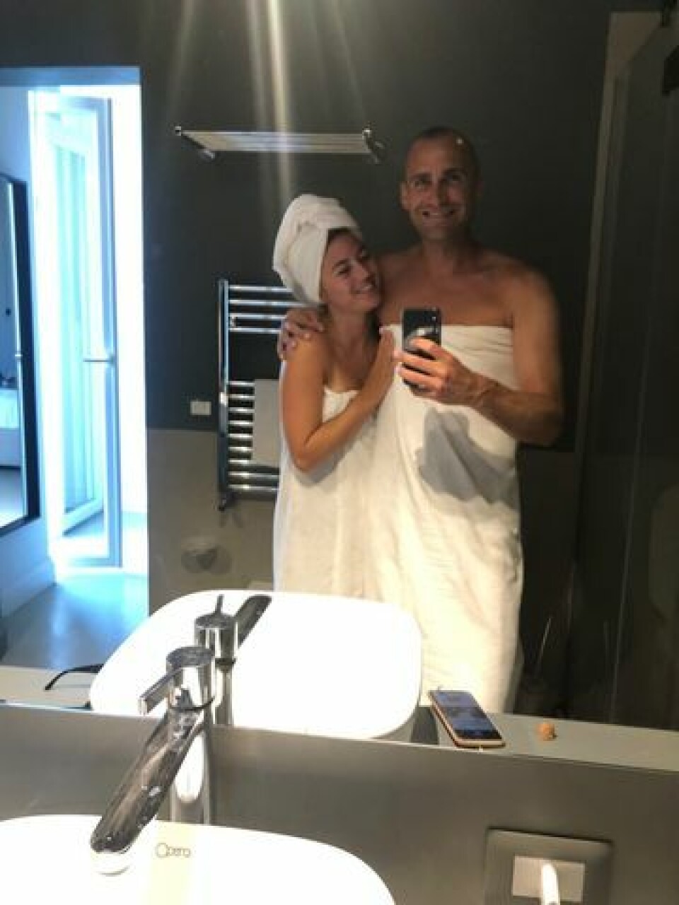 Kasper og Helena ferie til Italien. (Foto: Privat) Kasper og Helena ferie til Italien. (Foto: Privat)