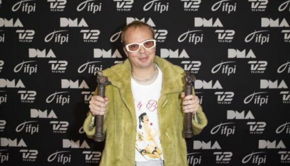 Andreas Odbjerg til Danish Music Awards 2021, hvor han modsat P3 Guld vandt en masse priser. (Foto: Henrik R. Petersen)