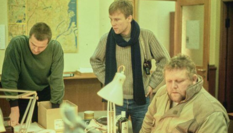 Jens Arentzen og Jens Okking i 'Een gang strømer'. (Foto: DR)