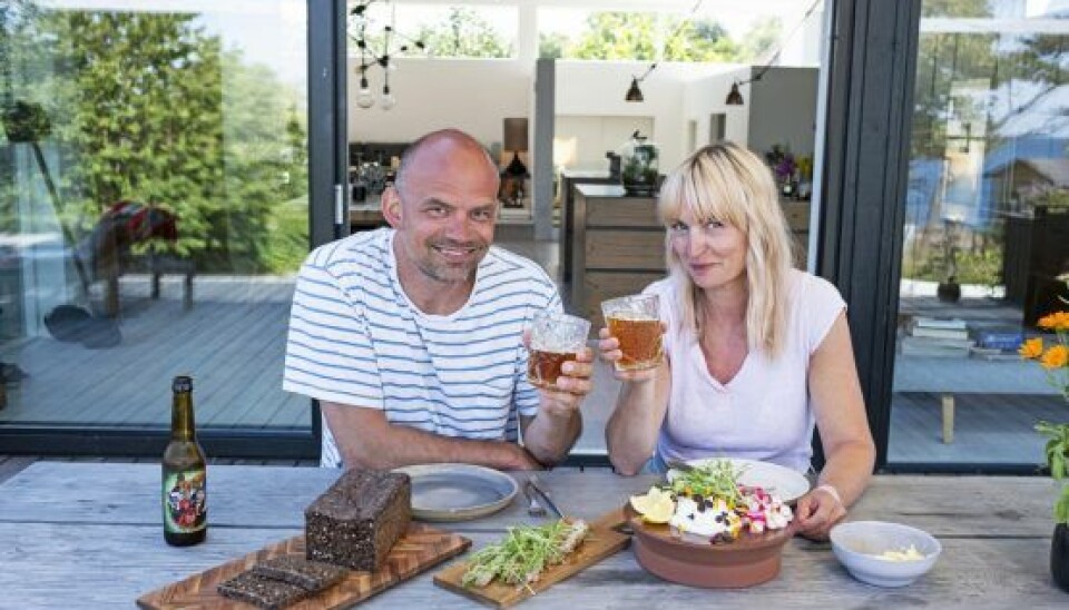 Annette Heick og Jesper Vollmer kan for første gang i lang tid nyde nogle afslappende dage uden for meget stress. (Foto: Klaus Bo Christensen)