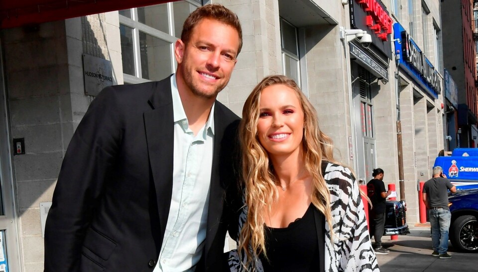 Caroline sammen med sin mand, David Lee, som hun takker for at have støttet hende, mens lægerne kæmpede for at diagnosticere hende (Foto: Henning Bagger/Ritzau Scanpix)