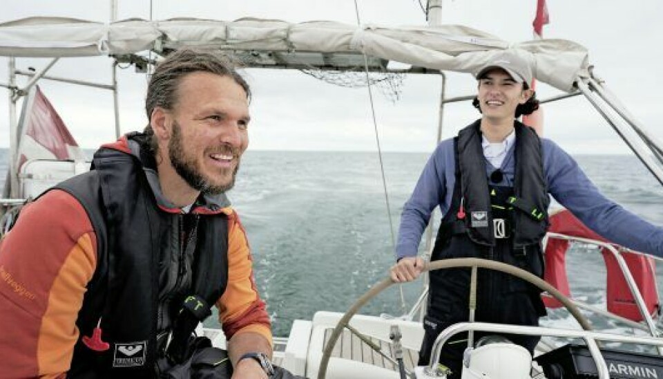 Prins Nikolai og Emil Midé Erichsen sejlede på Øresund med 'Havana'. (Foto: TV2)
