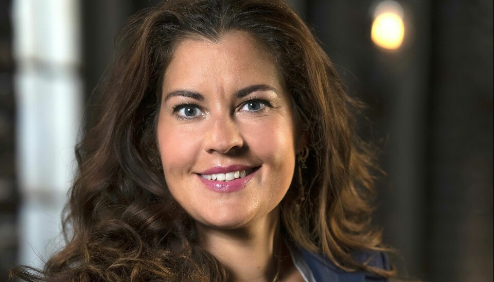 Anne Stampe iværksætter i 'Løvens Hule' (Foto: 
Per Arnesen/DR)