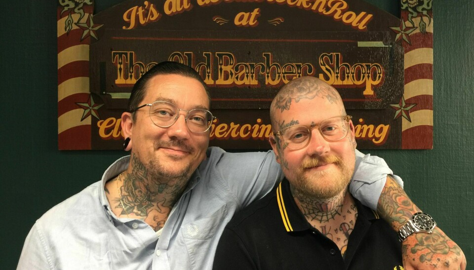 Morten & Jonas fra 'Tattoo Salonen' (Foto: Lykke Buhl)