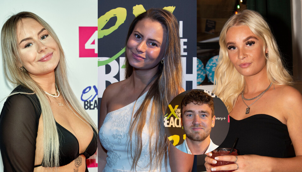 Regitze, Aija og Lærke fra 'Ex on the beach' Regitze, Aija og Lærke fra 'Ex on the beach'