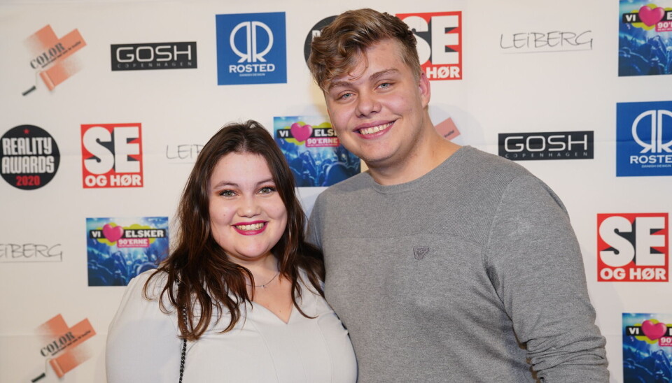 Stephanie  til Reality Awards sammen med kæresten Jeff. (Foto: Janus Nielsen)