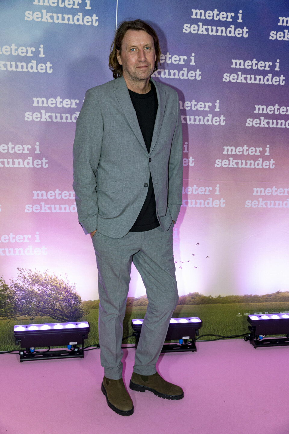 Anders Agger til premiere på 'Meter i sekundet'. (Foto: Michael Stub)