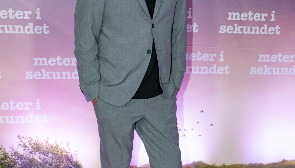 Anders Agger til premiere på 'Meter i sekundet'. (Foto: Michael Stub)