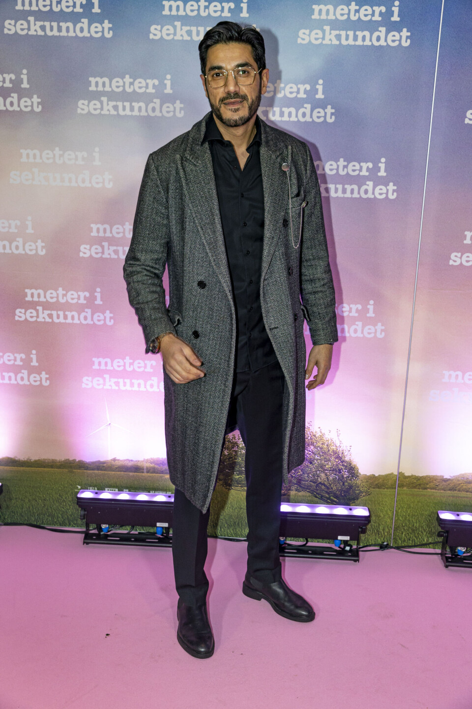 Afshin Firouzi til premiere på 'Meter i sekundet'. (Foto: Michael Stub) Afshin Firouzi til premiere på 'Meter i sekundet'. (Foto: Michael Stub)