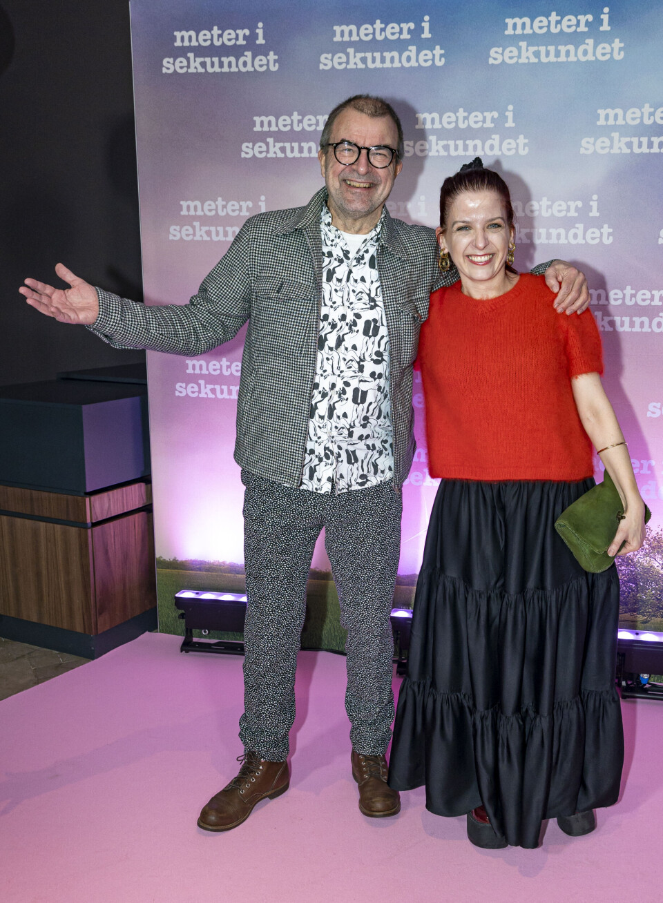 Regner Grasten og datteren Puk til premiere på 'Meter i sekundet'. (Foto: Michael Stub) Regner Grasten og datteren Puk til premiere på 'Meter i sekundet'. (Foto: Michael Stub)