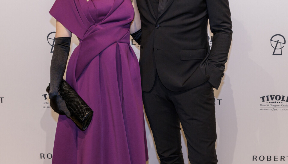 Claudia Rex og Pelle Hebsgaard til Robert Prisen 2023. (Foto: Klaus Bo Christensen) Claudia Rex og Pelle Hebsgaard til Robert Prisen 2023. (Foto: Klaus Bo Christensen)