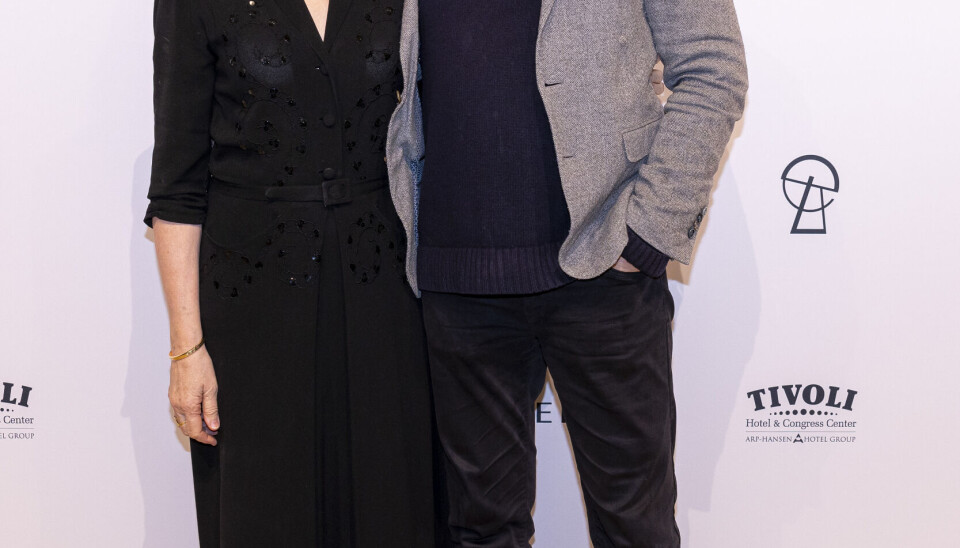 Bodil Jørgensen og Lars Mikkelsen til Robert Prisen 2023. (Foto: Klaus Bo Christensen) Bodil Jørgensen og Lars Mikkelsen til Robert Prisen 2023. (Foto: Klaus Bo Christensen)