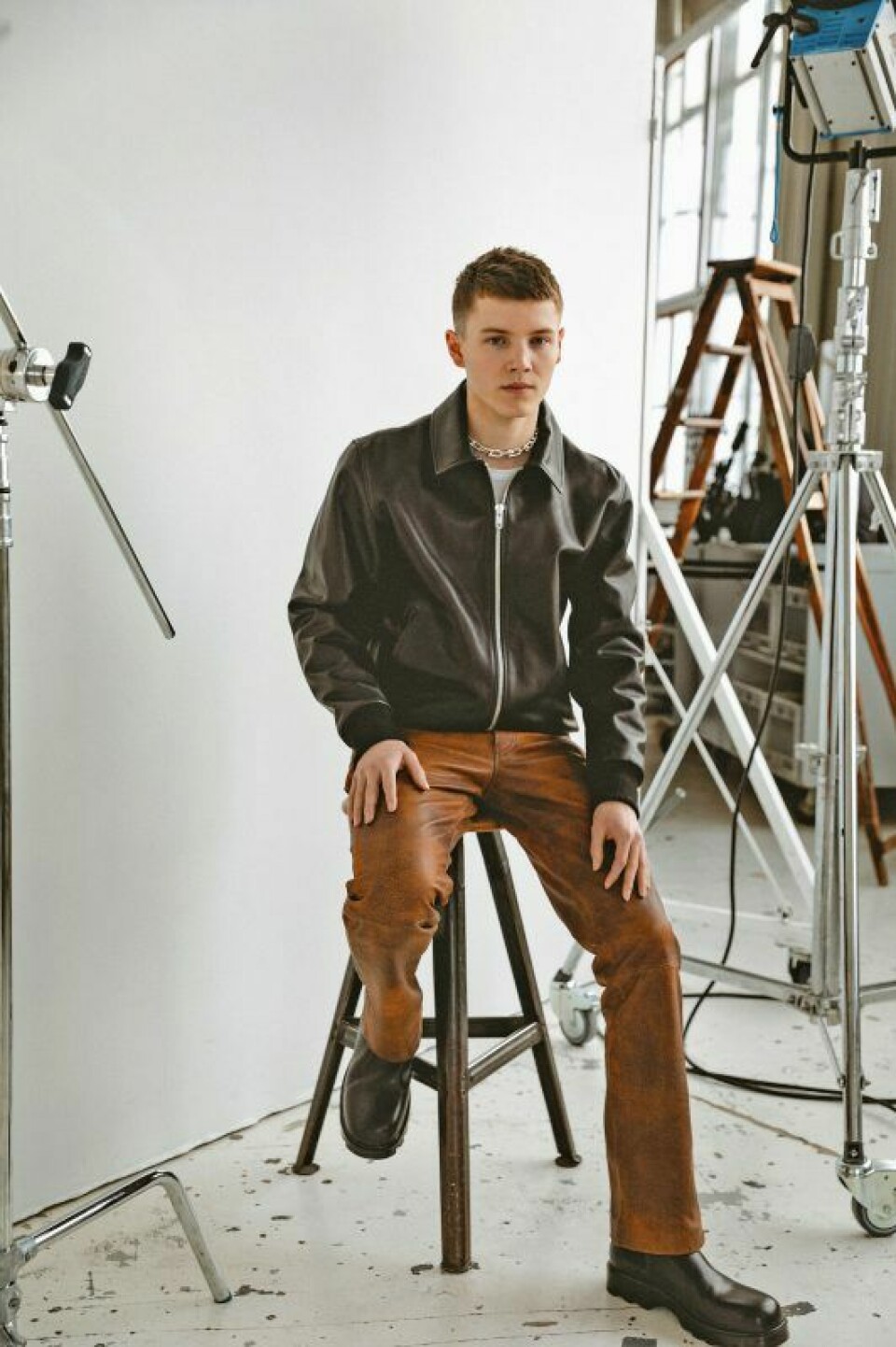 Grev Felix arbejder ligesom sin storebror som model og lavede sin første opgave for Georg Jensen. (Foto: Marco van Rijt/Scoop Models)