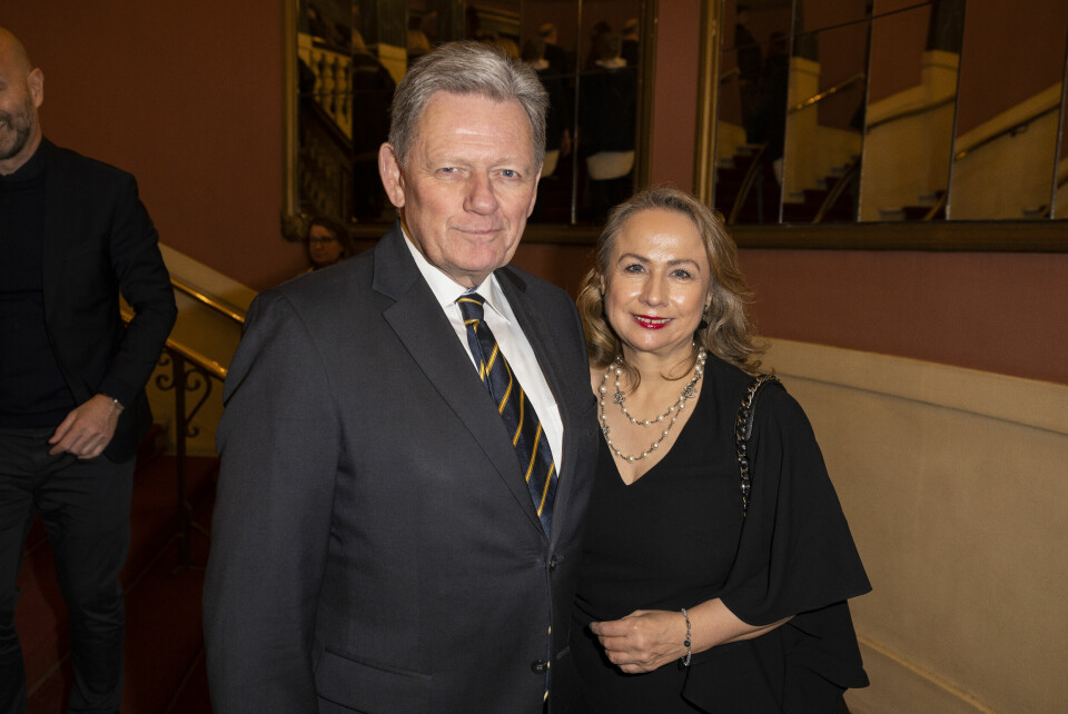 Lars Barfoed med konen, Helle Sjælle. (Foto: Henrik R. Petersen)