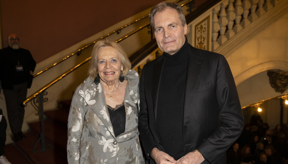 Peter Skaarup og hans mor. (Foto: Henrik R. Petersen)