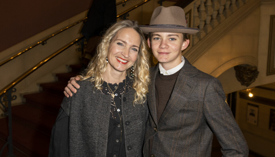 Annette Heick og hendes søn. (Foto: Henrik R. Petersen)
