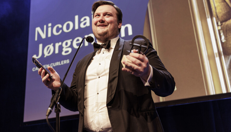 Nicolai Jørgensen til Robert Prisen 2023. (Foto: Klaus Bo Christensen) Nicolai Jørgensen til Robert Prisen 2023. (Foto: Klaus Bo Christensen)
