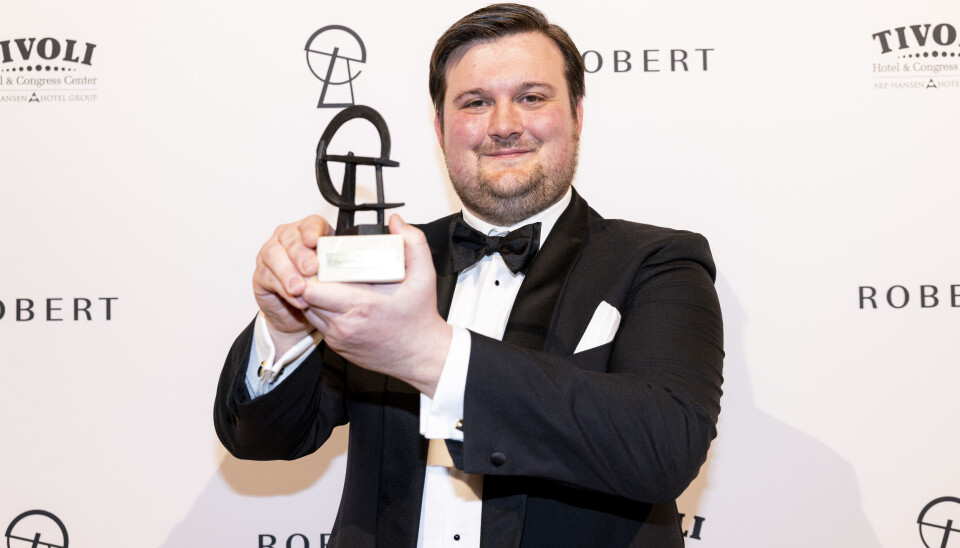 Nicolai Jørgensen til Robert Prisen 2023. (Foto: Klaus Bo Christensen) Nicolai Jørgensen til Robert Prisen 2023. (Foto: Klaus Bo Christensen)