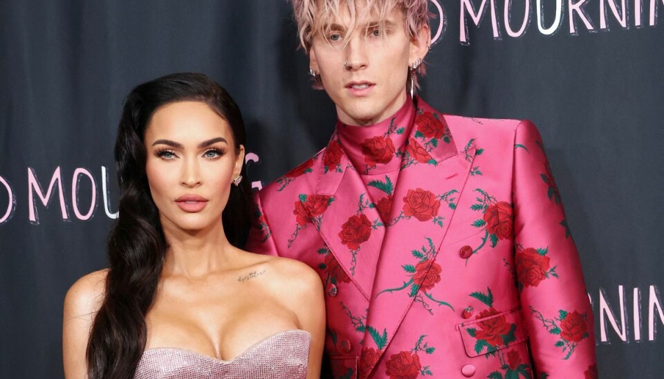 Director Machine Gun Kelly and cast member Megan Fox attend a premiere for the film Good Mourning in West Hollywood, California, U.S. May 12, 2022. REUTERS/Mario Anzuoni