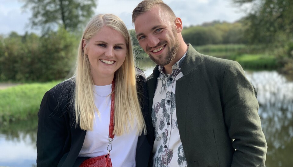 Søren Ole & Cecilie fandt sammen i 'Kærlighed hvor kragerne vender' (Foto: BLU/TV 2)