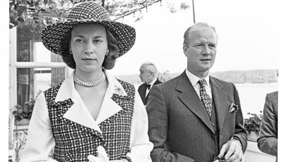 Prinsesse Benedikte og prins Richard giftede sig i 1968 og var sammen indtil hans død i 2017. Her ses de i 1974. (Foto: Scanpix Denmark)