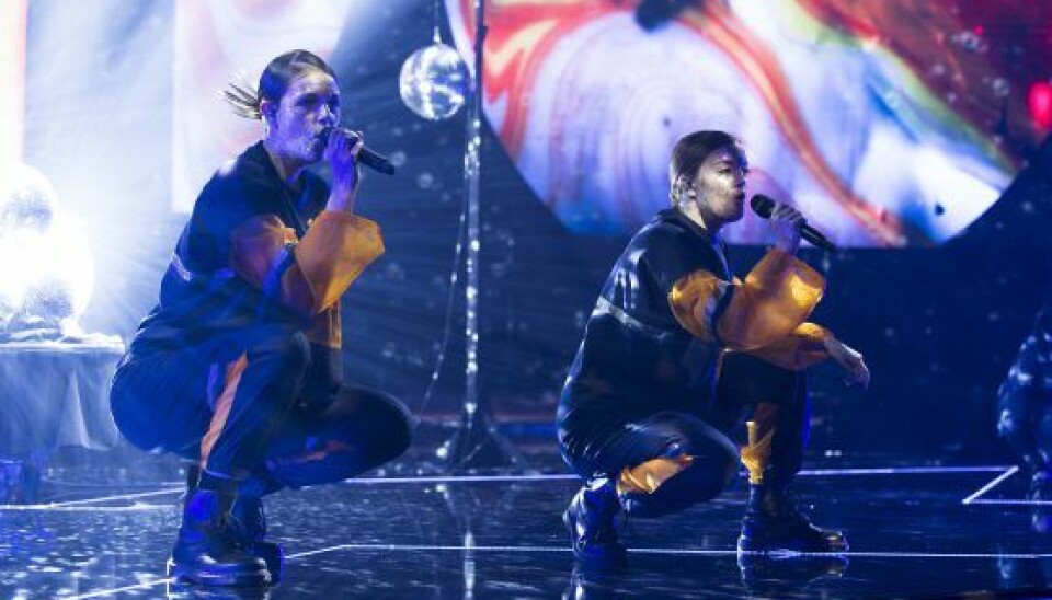 Rosa Skovbjerg Henriksen og Selma Stahr 'Rosél' i 'X Factor' (Foto: Henrik R. Petersen)