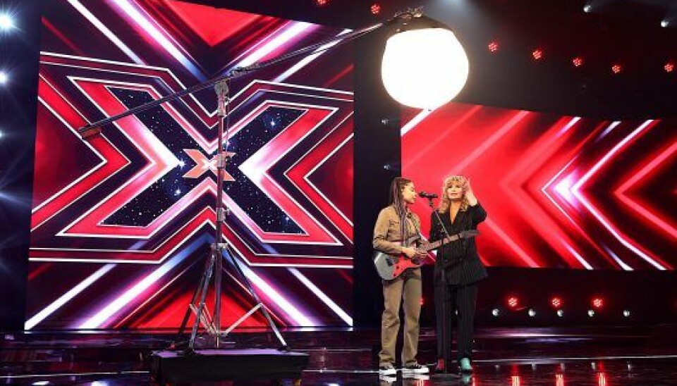 Strømsvigt i 'X Factor'. Nambahlou og Sofie Linde (Foto: Henrik R. Petersen)