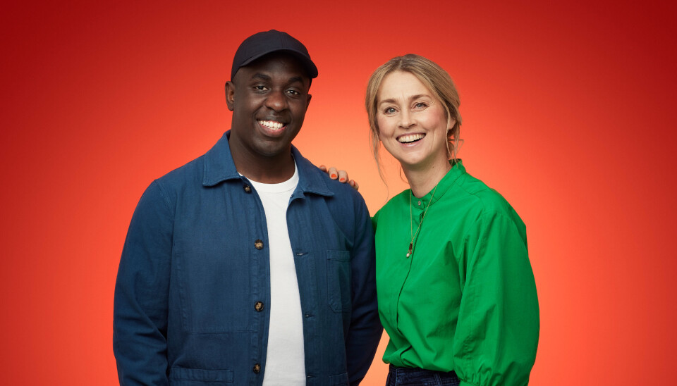 Melvin Kakooza og Camilla Martin er værter på 'Alle vores børn'-indsamlingen.