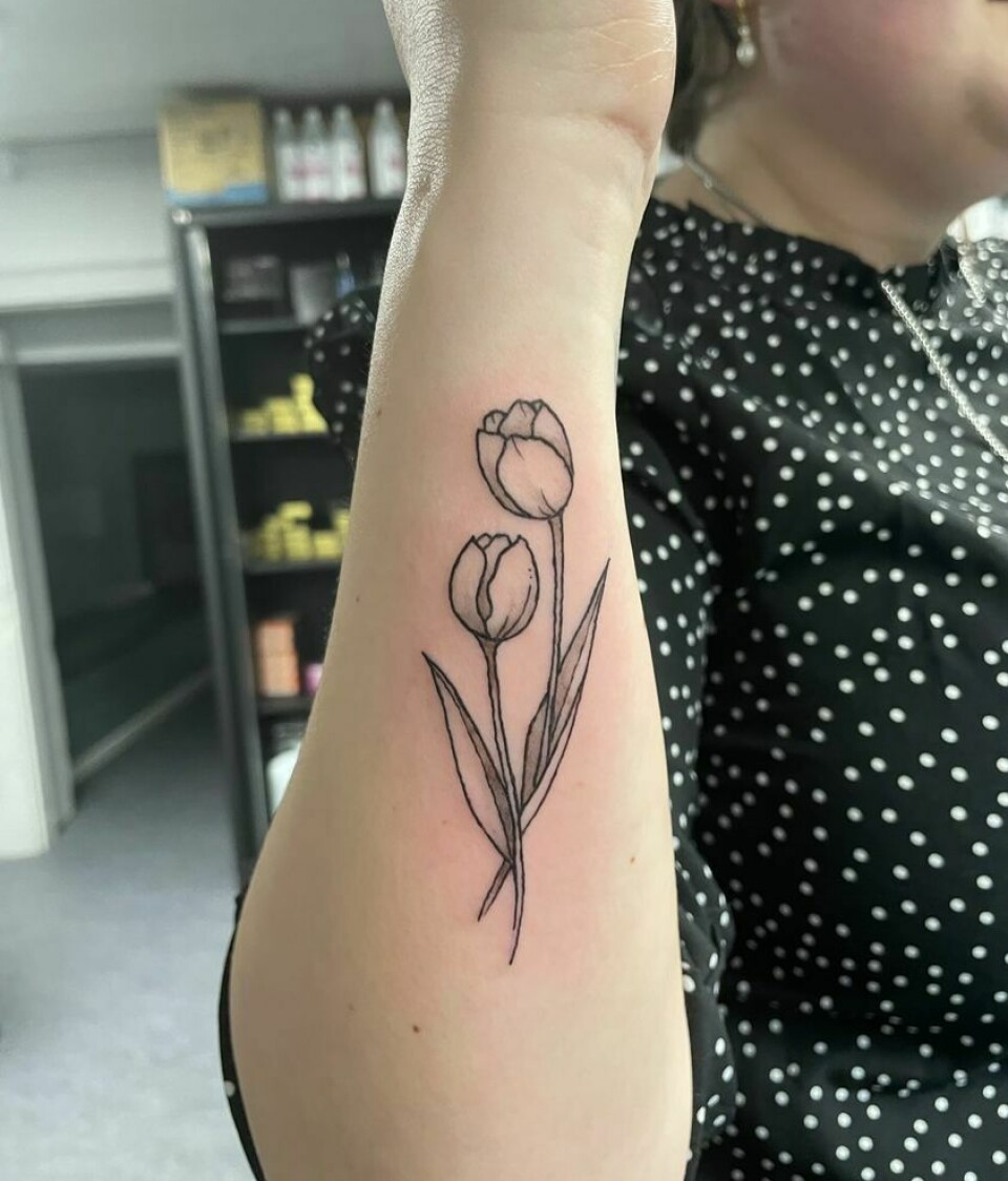 Stephanie Siguenzas tatovering til minde om sin svigermor.
