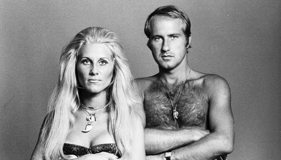Erik og Margit var ofte
selv modeller i deres
modekampagner, og
alt osede af jetset, sex og glamour.